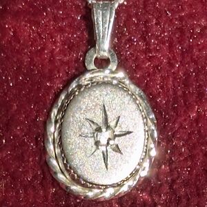 Precious Diamond Sterling 18" Pendant